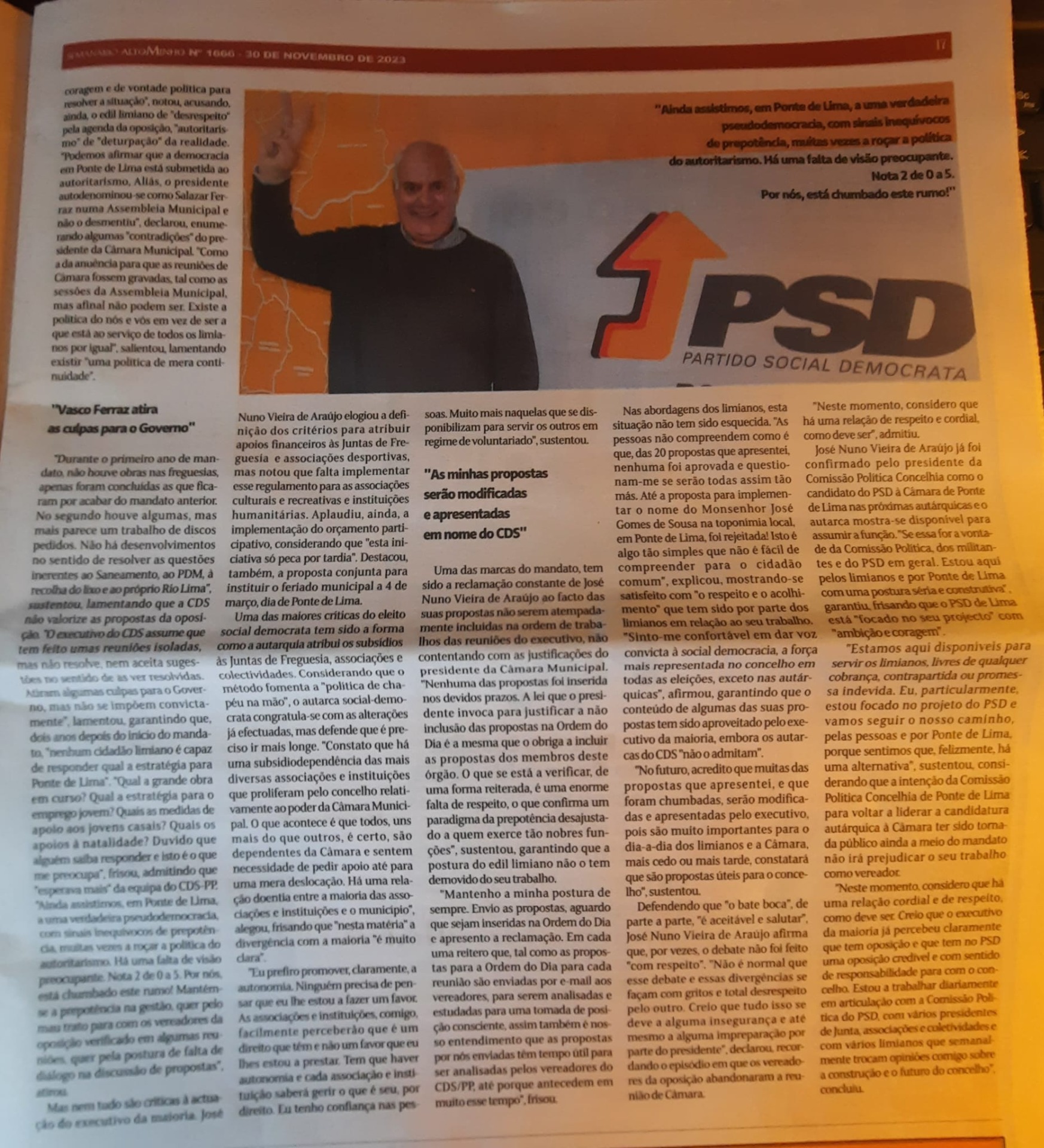 30.11.2023, Jornal Altominho
