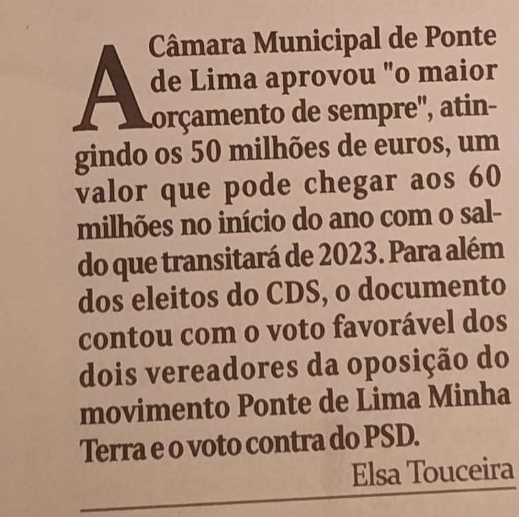30.11.2023, Jornal Altominho